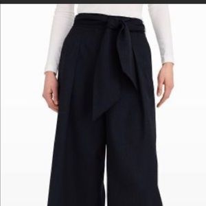 Club Monaco wide leg trouser with belt